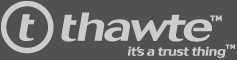 thawte - it's a trust thing