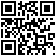 QR Code for the Alkaline Terrazzo Coasters, Set of 4 - Blue and White