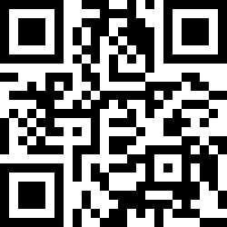 QR Code for the Thandana Laminated Fabric Pouch - Linear Preppy